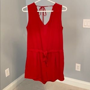 Red Zara romper